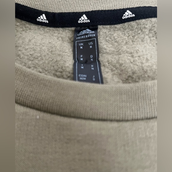 Men’s adidas sweatshirt M olive green - Picture 3 of 3